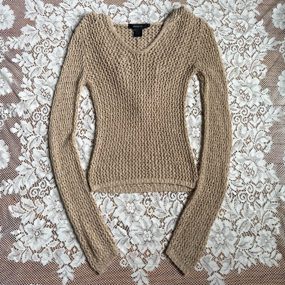 Women's Tan Sweater